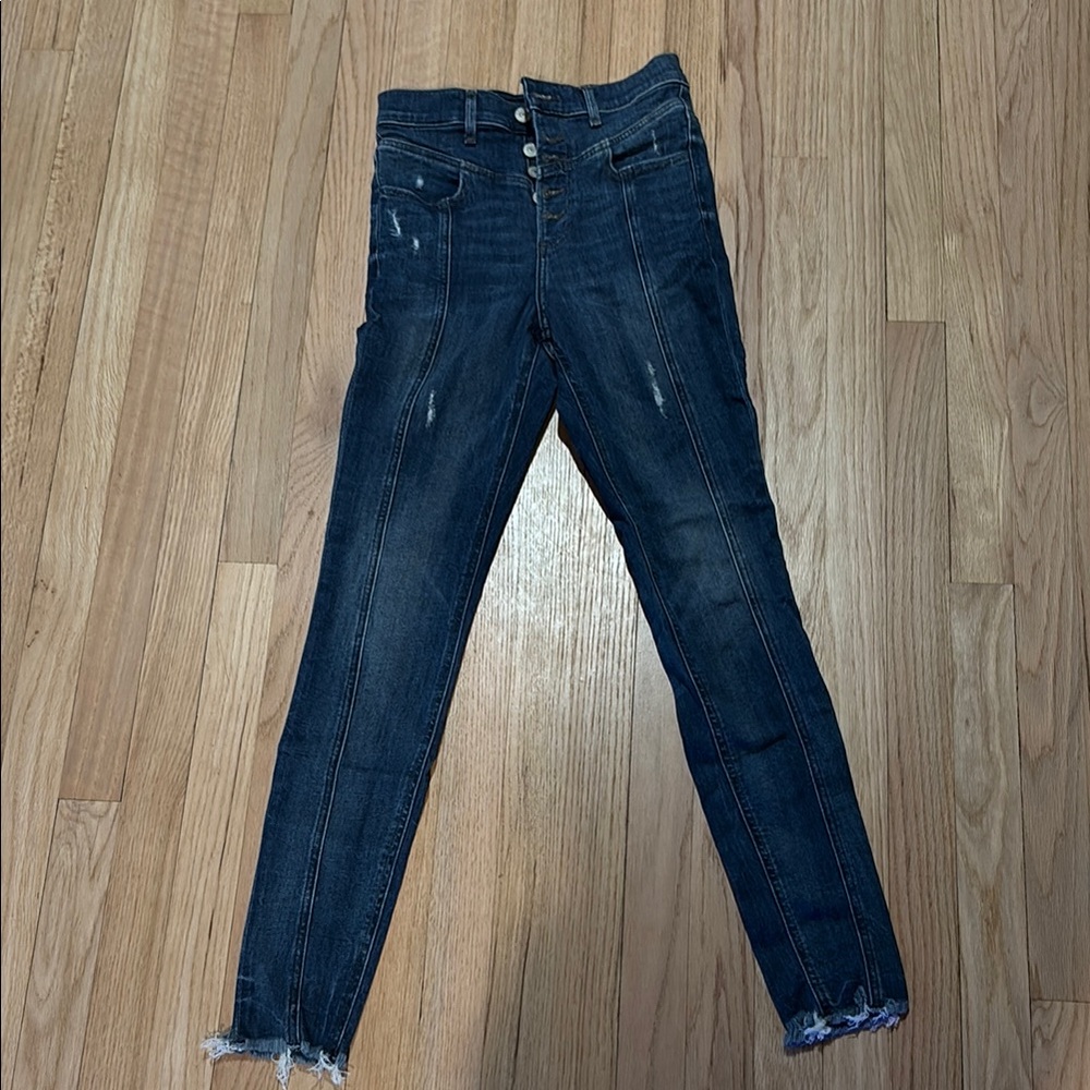 Women's Dark Blue Jeans